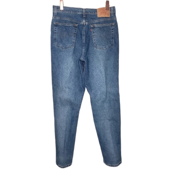 LEVI'S Vintage High Rise 512 Slim Fit Tapered Leg denim size 12 Miss S - Picture 1 of 12